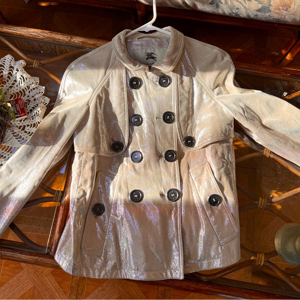 Vintage Burberry lambskin jacket